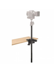 Tischbefestigte Mittelsäule Manfrotto - Getriebesäule mit Klemme
Kompatibel mit Tischstärken von 18-38mm
Einstellbar zwischen