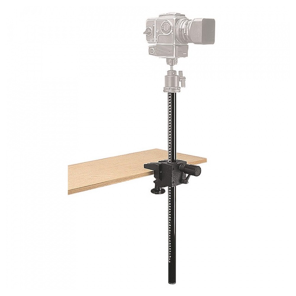 Tisch befestigter Mittelpfosten Manfrotto - Getriebesäule mit Klemme Kompatibel mit Tischstärken von 18–38 mm Einstellbar zwisch