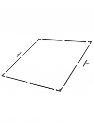 Schmetterlingsrahmen 240 x 240 cm Pin Full Set Udengo - 
240 x 240 cm Butterfly Frame Pin Set
Tragetasche
Basis-Set Lumpen
 6