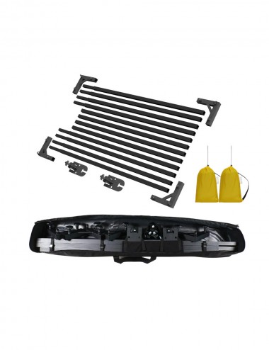 Deckenrahmen 366 x 366 cm Komplettset Udengo - 
366 x 366 cm Deckenrahmen-Set
Tragetasche
Basis-Set Lumpen
 1