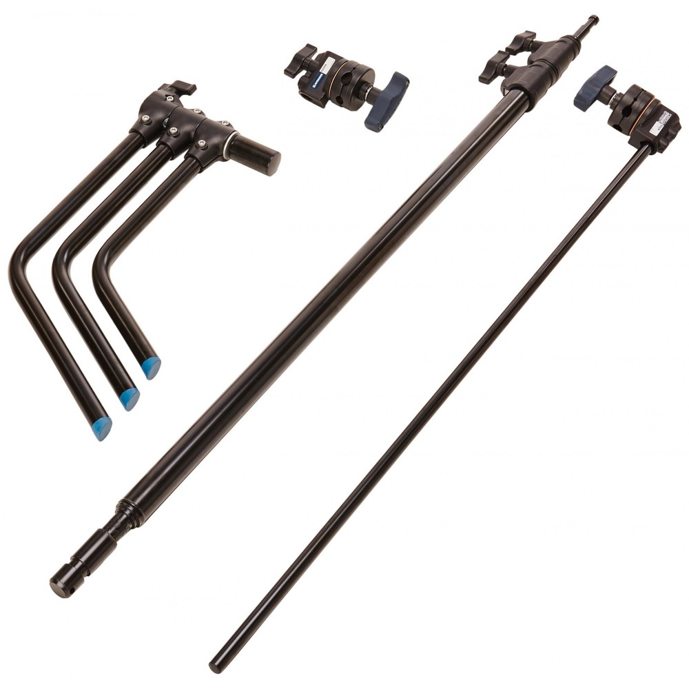 C-Stand Turtle Base Blk 40'' 300cm/9.8' w/Grip Head, Arm Avenger -
40'' Turtle Base C-Stand Kit, w/ C-Stand in black chrome ste C-Stand Turtle Base Blk 40'' 300cm/9.8' w/Grip Head, Arm Avenger -
40'' Turtle Base C-Stand Kit, w/ C-Stand in black chrome ste