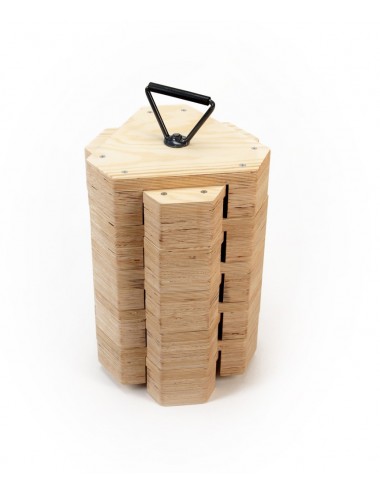 Elefantenblock 4" Set Udengo - NUR VORBESTELLUNGEN, Fertigung auf Anfrage.10x Elefantenblock 4"
Größe: 24" x 14" x 14" (61cm x