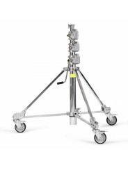 Strato Safe Kurbelständer Harte Räder, gebremst Avenger - TÜV- und CE-zertifizierter Junior Heavy Duty Chromstahlständer 3 unabh