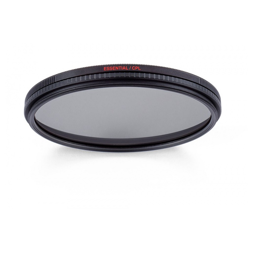 Essential Circular Polarising Filter 46mm Manfrotto - 
Water Repellent
68% light transmission
Increases contrast and saturation 