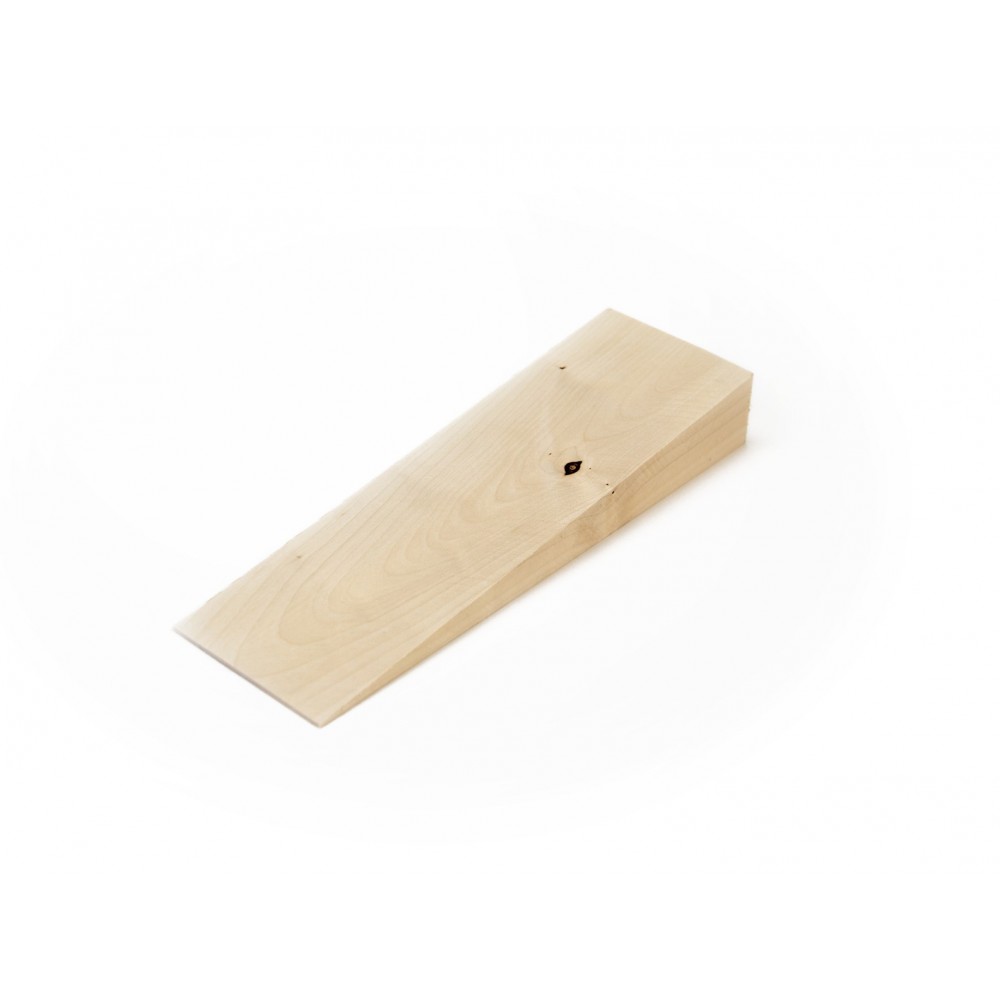 Udengo Wedge Track - The huge compensatory wedges are made of hardwood.  2