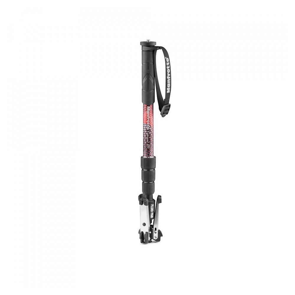 Element MII Video Monopod Aluminium Manfrotto - 
Lightweight, compact and brilliantly smooth
Patented fluid base for judder-free