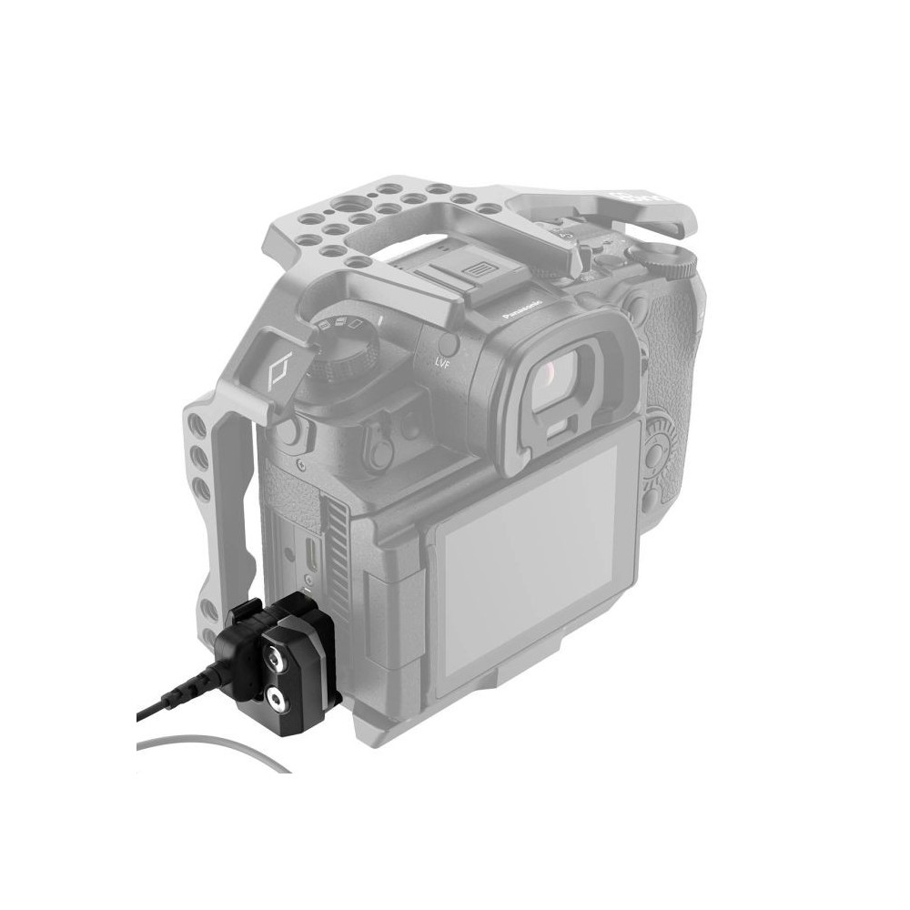 Hdmi-Kabelklemme für 8Sinn Panasonic GH6 Cage 8Sinn - - Halterung + HDMI-Klemme- Dreiteilige Klemme- Einstellbare Spannweite-