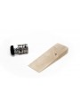 Udengo Wedge Track - The huge compensatory wedges are made of hardwood.  1