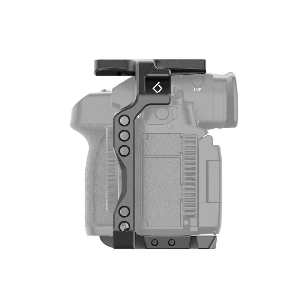 Panasonic GH6 Cage 8Sinn - - 1/4" Befestigungspunkte- Arri-Aufnahmepunkt (3/8" Befestigungspunkt oben)- M4-Gewinde (oben vorne,
