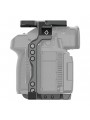 Panasonic GH6 Cage 8Sinn - - 1/4" Befestigungspunkte- Arri-Aufnahmepunkt (3/8" Befestigungspunkt oben)- M4-Gewinde (oben vorne,