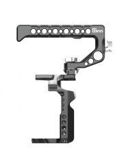 Panasonic GH6 Cage 8Sinn - - 1/4" Befestigungspunkte- Arri-Aufnahmepunkt (3/8" Befestigungspunkt oben)- M4-Gewinde (oben vorne,