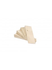 Udengo Wedge Track - The huge compensatory wedges are made of hardwood.  3