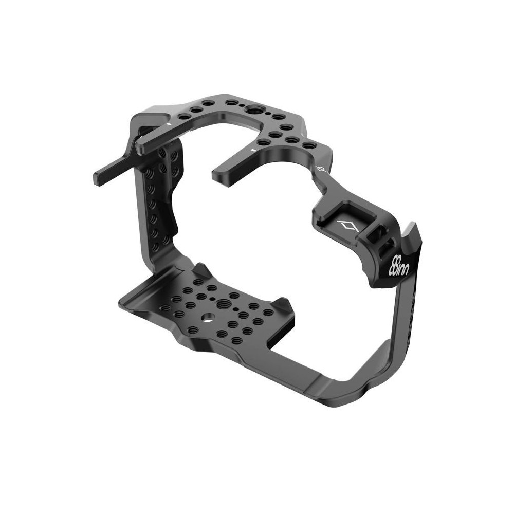 Panasonic GH5 / GH5M2 /GH5s Cage V2 8Sinn - - 1/4" Befestigungspunkte- Eine Befestigungsschraube (unten)- Kalte Schuhhalterung-
