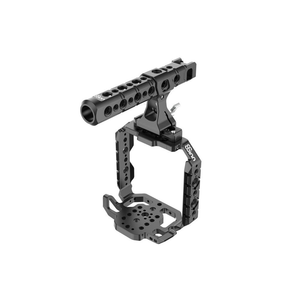 Cage for Panasonic BS1H / BGH1 8Sinn - Key features:

1/4" mounting points
Arri locating points (+ 3/8" mounting points)
M4 moun