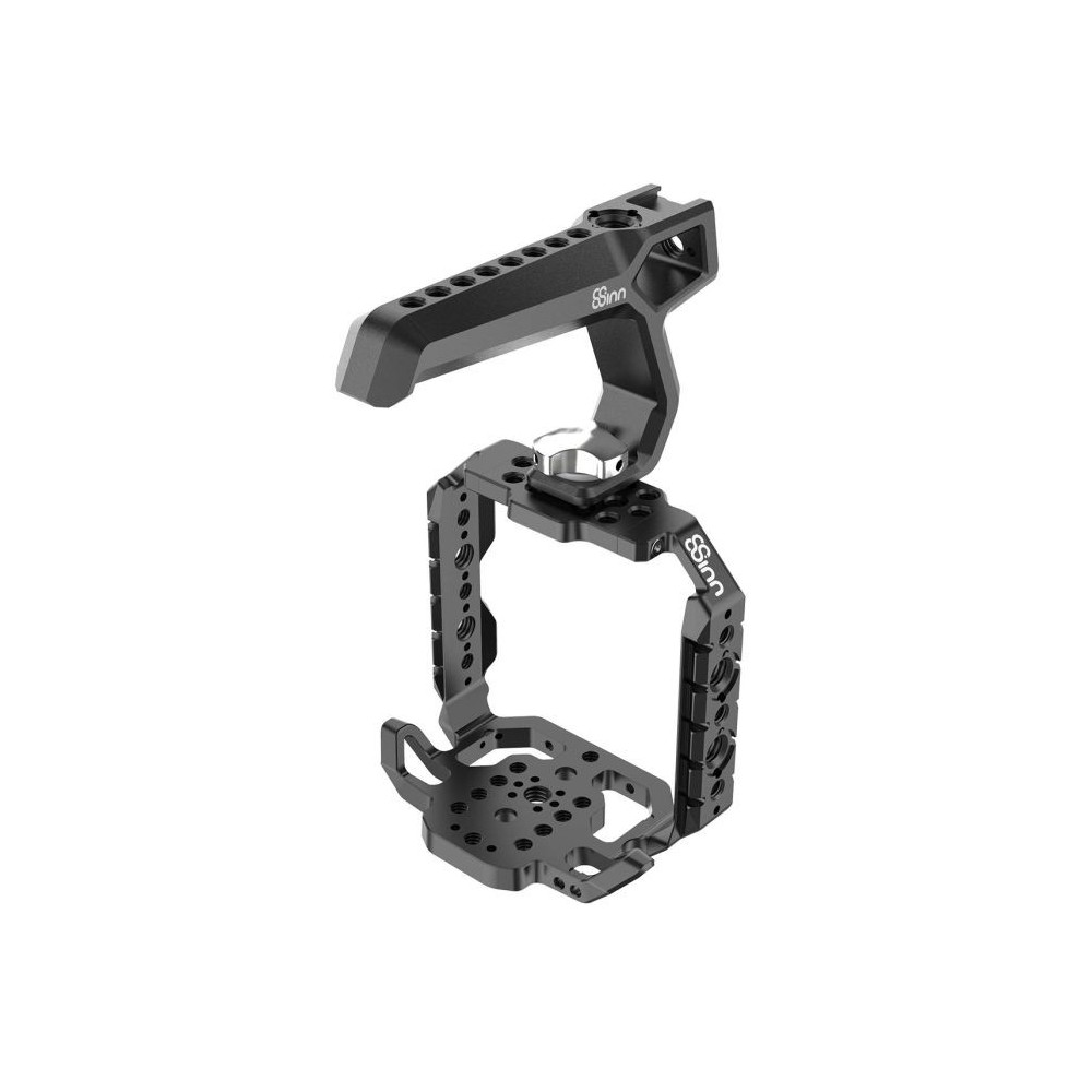 Cage for Panasonic BS1H / BGH1 8Sinn - Key features:

1/4" mounting points
Arri locating points (+ 3/8" mounting points)
M4 moun