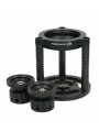 High Hat Bowl Riser Slidekamera - Farbe: SchwarzMaterial: Aluminium und Stahl 
AF-15 High Hat Bowl Riser für 75mm/100mm/150mm