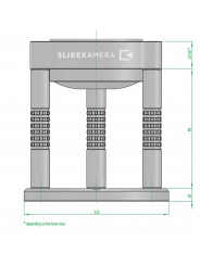 High Hat Bowl Riser Slidekamera - Farbe: SchwarzMaterial: Aluminium und Stahl 
AF-15 High Hat Bowl Riser für 75mm/100mm/150mm
