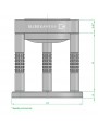 High Hat Bowl Riser Slidekamera - Farbe: SchwarzMaterial: Aluminium und Stahl 
AF-15 High Hat Bowl Riser für 75mm/100mm/150mm