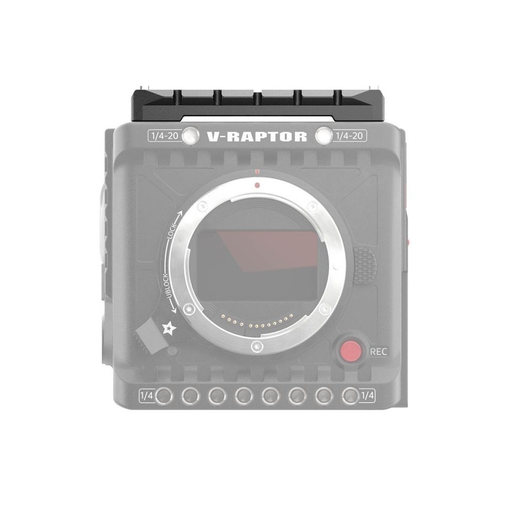 NATO Schiene für RED Komodo / V-Raptor 8Sinn - - NATO Standard- 95mm lang 2 Sicherungsstifte- 1/4" Gewindeöffnungen- 3/8"