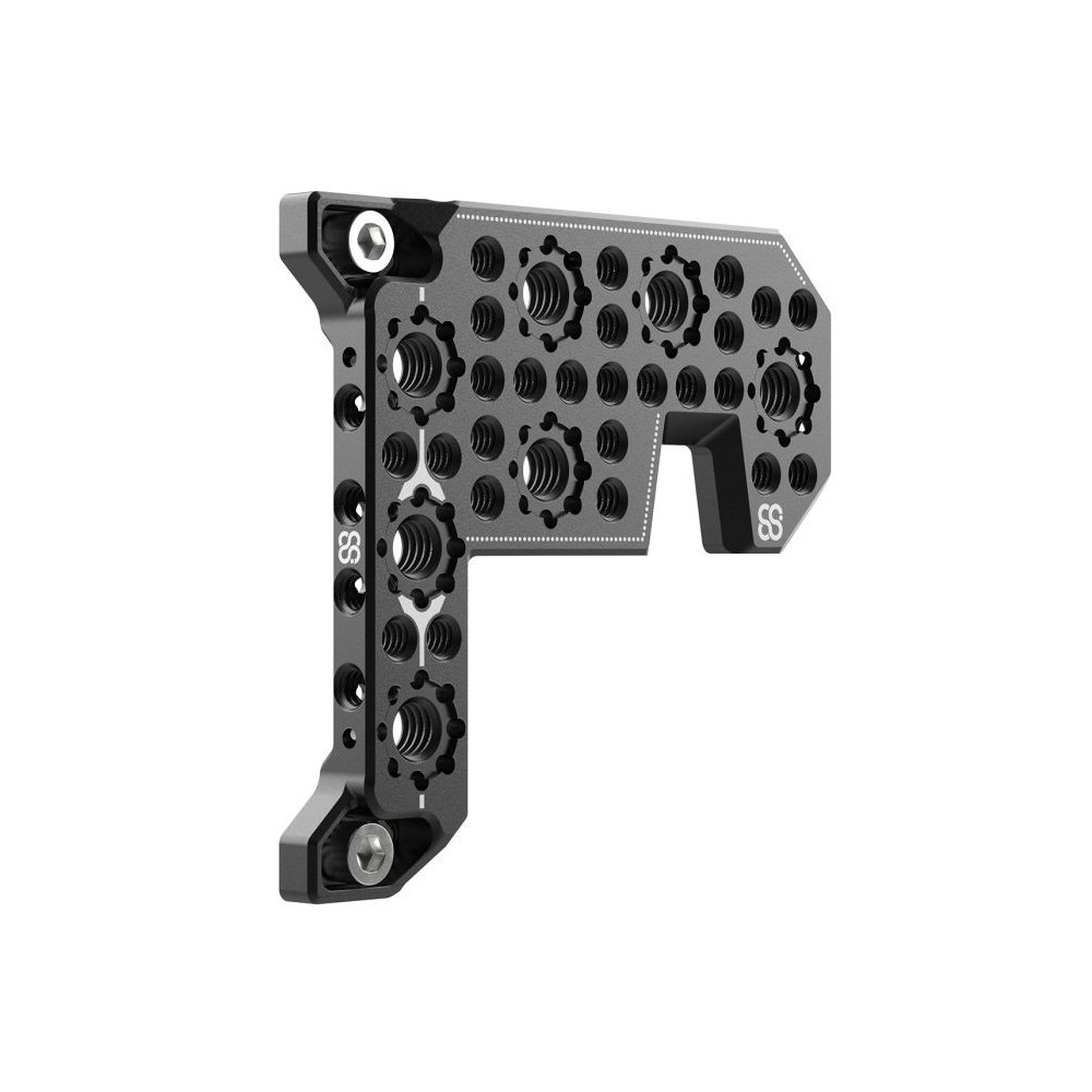 Rechte & linke Seitenplatte für RED V-Raptor 8Sinn - - zweiteiliges Set- 1/4" Befestigungspunkte- Arri Aufnahmepunkte (+ 3/8"