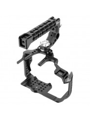 Panasonic GH5 / GH5M2 /GH5s Cage V2 8Sinn - - 1/4" Befestigungspunkte- Eine Befestigungsschraube (unten)- Kalte Schuhhalterung-
