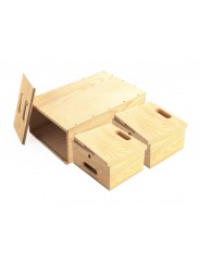 Mini Apple Box Compact Set Udengo - All: 8" x 21.25" x 13" (20 cm x 54 cm x 33 cm)Weight: 33,7 lbs (15,3 kg) 1