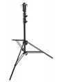 Schwarz verchromtes 3-teiliges Stahlstativ Manfrotto - 
Hochbelastbares Fotostativ für Location- oder Studio-Aufnahmen
Doppelt