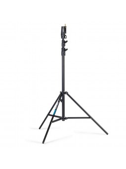 Schwarzes Aluminium Seniorenstativ Manfrotto - 
Professionelles Fotostativ für Location- oder Studioaufnahmen
Doppelt
