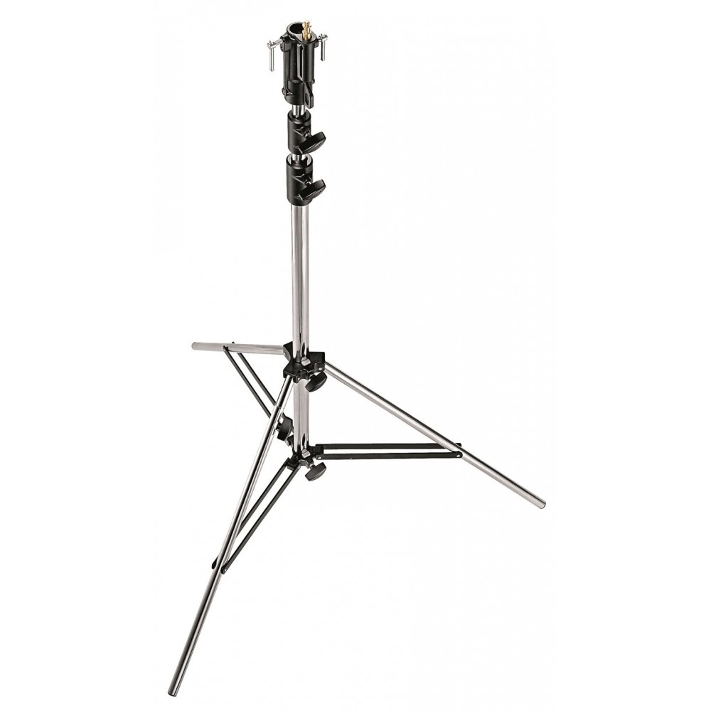 Steel Senior Stand Manfrotto - 
Professional heavy duty stand for outdoor/indoor shoots
Double braced leg base for maximum safet
