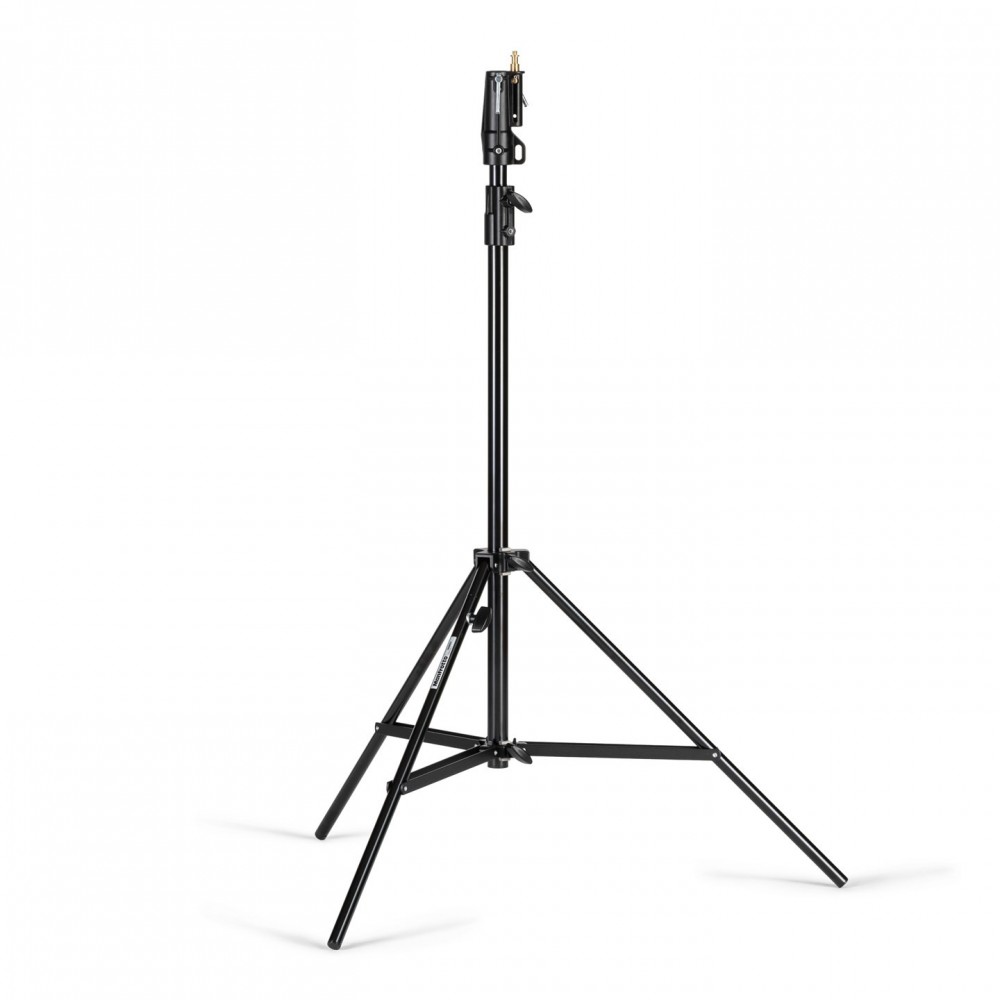 Stand Lighting Cine Steel Black Manfrotto - 
Maximum Height: 212cm
Minimum Height:131cm
Closed Length: 112cm
Risers: 1
Max Load: