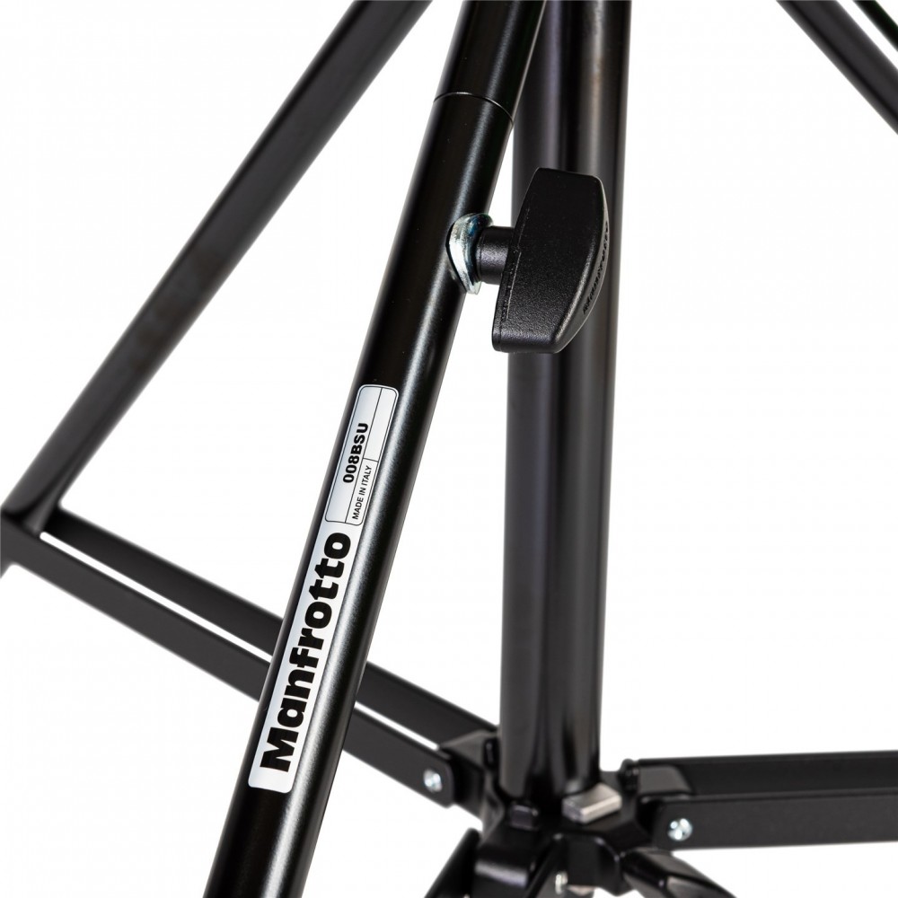 Stativ Beleuchtung Cine Stahl Schwarz Manfrotto - 
Maximale Höhe: 212cm
Minimale Höhe: 131cm
Geschlossene Länge: