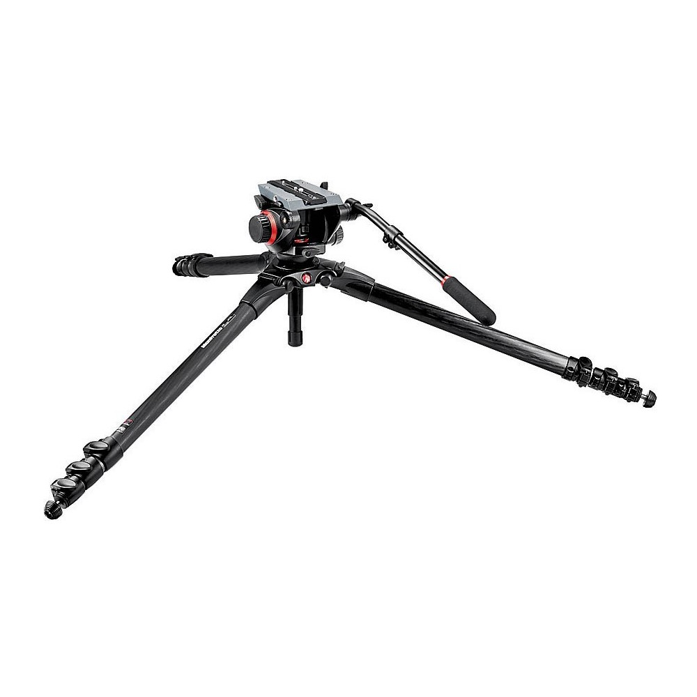 504HD Head with 536 3-Stage Carbon Fiber Tripod System Manfrotto - 
16.5 lb Load Capacity
Carbon Fiber Legs
16 to 85" Range
4-St