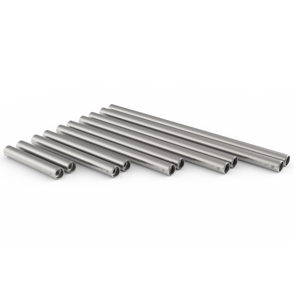 15mm Silver Rods 8Sinn - Hauptmerkmale:
M12 Innengewinde an beiden Enden
Verfügbare Längen: 10, 15, 20, 25, 30cm
Hergestellt
