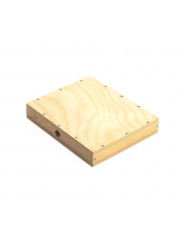 Mini Apple Box Quarter Udengo - Größe: 2" x 10" x 12" (5,1 cm x 25,5 cm x 30,5 cm)Gewicht: 3,5 lbs (1,6 kg) Material: 12mm