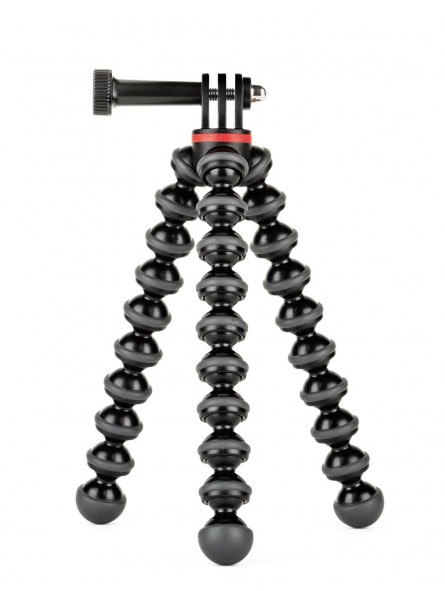 GorillaPod® 500 Action Joby - Lightweight and compact, the GorillaPod 500 Action supports action cams and devices with a pin joi