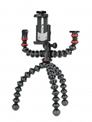 Joby GorillaPod Mobile Rig Joby - Patentiertes GorillaPod-Kugelkopfdesign mit gummierten Griffen Sichern Sie jedes Smartphone im