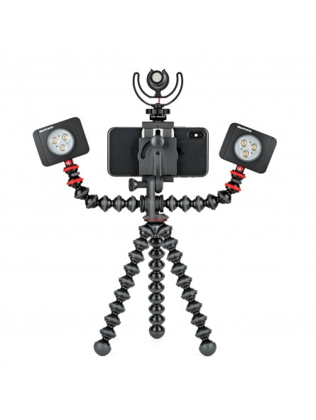 GorillaPod Mobile Rig Joby - 
Patented GorillaPod ball and socket design with rubberized grips
Secure any smartphone in the pro-