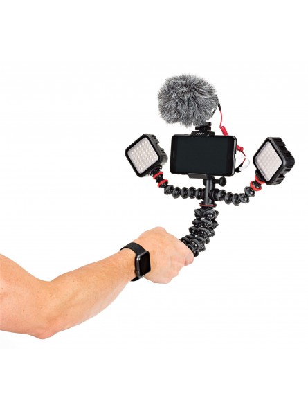 GorillaPod Mobile Rig Joby - 
Patented GorillaPod ball and socket design with rubberized grips
Secure any smartphone in the pro-