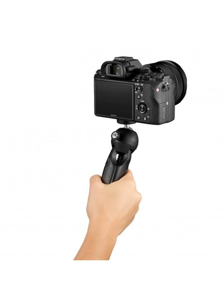 HandyPod Joby - Dual function mini tripod and hand grip for content creators using compact system cameras and accessories.

Mini