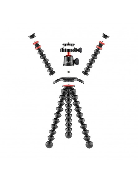 GorillaPod 3K PRO Rig Joby - 
Designed for Premium Mirrorless Cameras
Patented Aluminium Socket Construction
GorillaPod Kit and 