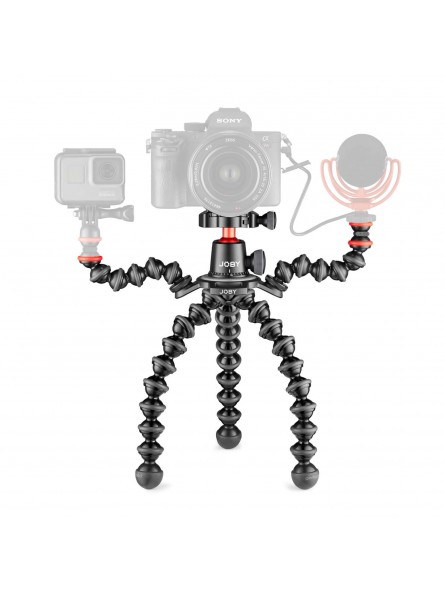 Joby GorillaPod 3K PRO Rig Joby - Entwickelt für spiegellose Premium-Kameras Patentierte Aluminium-Sockelkonstruktion GorillaPod