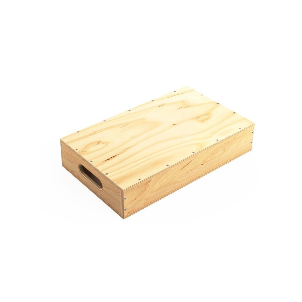 Holzkisten Die Hälfte - Apple Box Half Udengo - Größe: 10 cm x 51 cm x 30,5 cm (4" x 20" x 12")Gewicht: 3,6 kgMaterial: 12 mm Bi