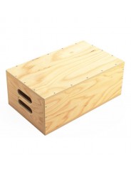 Apple Box Full Udengo - Größe: 8" x 20" x 12" (20 cm x 51 cm x 30,5 cm)Gewicht: 11.2 lbs (5.1 kg) Material: 12mm Birke/Kiefer