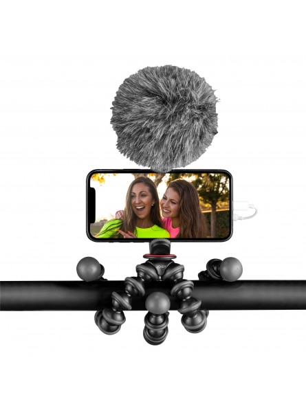 GorillaPod Creator Kit Joby - 
GripTight Smart Mount securely holds up to Pro Max size phone
Works in landscape or portrait mode