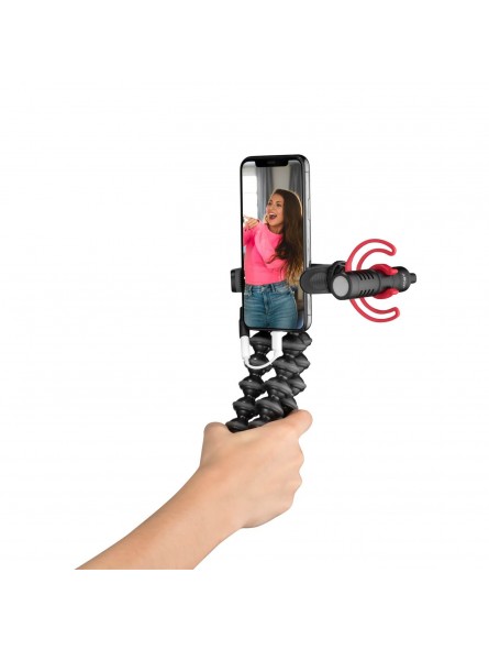 GorillaPod Creator Kit Joby - 
GripTight Smart Mount securely holds up to Pro Max size phone
Works in landscape or portrait mode