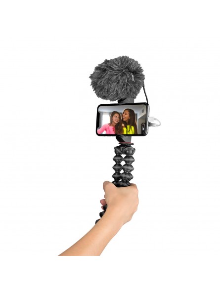 GorillaPod Creator Kit Joby - 
GripTight Smart Mount securely holds up to Pro Max size phone
Works in landscape or portrait mode