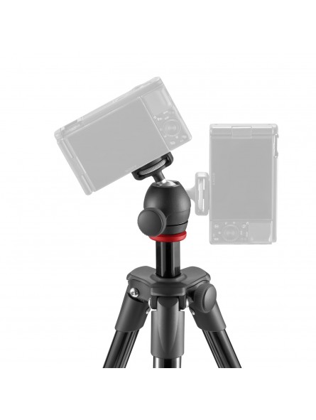 Compact Light Kit Joby - 
Full Size Tripod with JOBY DNA
Simple locking 1/4-20'' wheel mount
Supplied with vlogging phone mount
