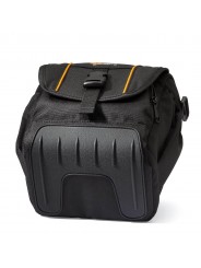 Adventura SH 140 II Lowepro - 
Fits compact DSLR with kit lens and extra lens or flash
Adjustable divider system in main compart