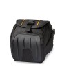 Adventura SH 120 II Lowepro - 
Fits compact DSLR with attached kit lens
Customize fit with adjustable divider system in main com