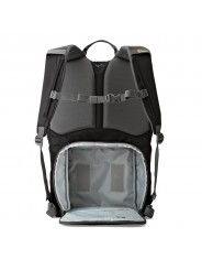 Photo Hatchback BP 250 AW II Black Lowepro - 
Fits DSLR with attached lens such as 18-105mm, 2 extra lenses
Remove the camera co